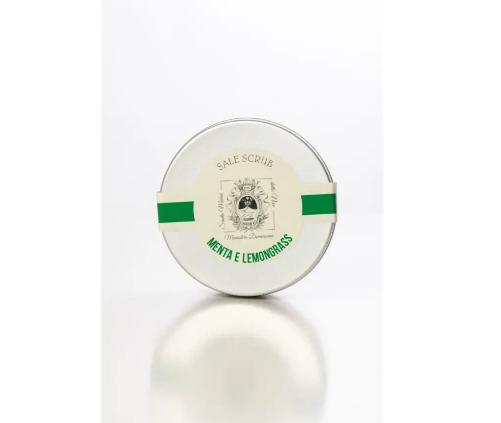 Exfoliante de sal de menta y limoncillo